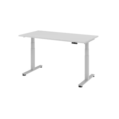 Hammerbacher Schreibtisch 160x80cm grau