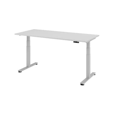 Hammerbacher Schreibtisch 180x80cm grau