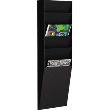 Paperflow Wand-Sortiertafel V 6F DIN A4 sw