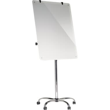 Bi-office Glas-Flilpchart weiß
