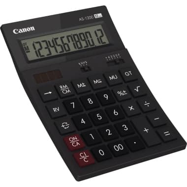 Canon Tischrechner AS-1200 12stellig schwarz
