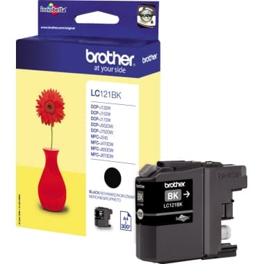 Brother Tintenpatrone LC121BK sw
