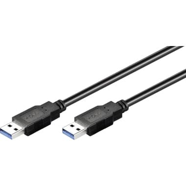 Goobay USB Kabel USB 3.0 3m A/A-Stecker sw