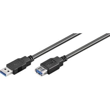 Goobay Verlängerungskabel USB 3.0 1,8m A/A sw