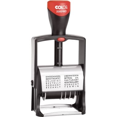 Colop Stativ-Wortbandstempel 2000/WD D02 K schwarz