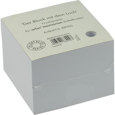 arlac Zettelboxeinlage memorion 10x10cm ws 600 Bl.