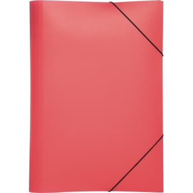Pagna Gummizugmappe DIN A4 PP 3Klappen rot