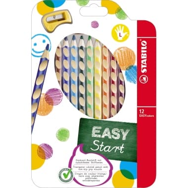 Stabilo Farbstift EASYcolors Linkshänder sort12St