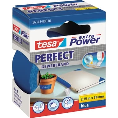 tesa Gewebeband extra Power Perfect 38mmx2,75m bl