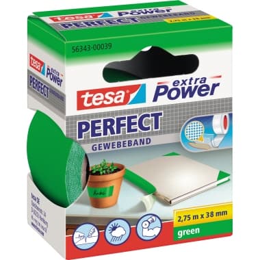 tesa Gewebeband extra Power Perfect 38mmx2,75m gn