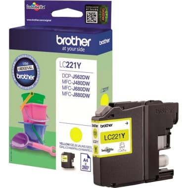 Brother Tintenpatrone LC221Y y
