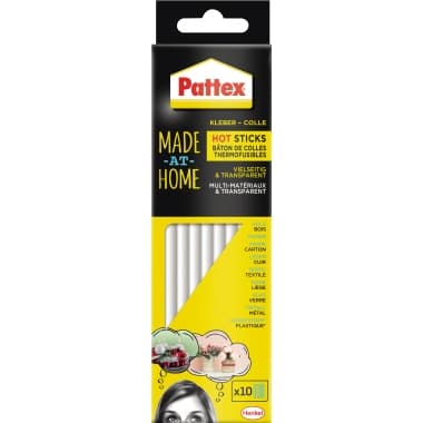 Pattex Heißklebestick 20g transparent 10 St./Pack.
