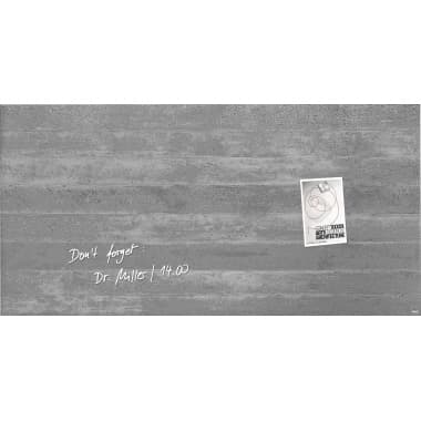 Sigel Magnetboard Artverum 910x460x15mm Glas Sichtbeton