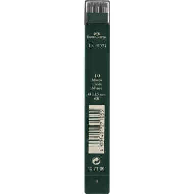 Faber-Castell Fallmine TK 9071 3,15mm 6B 10St