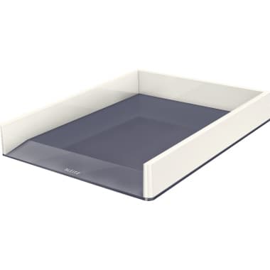 Leitz Briefkorb WOW DIN A4 PS weiß/grau