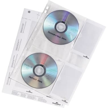 Durable CD/DVD Hülle COVER M PP tr 5 St.