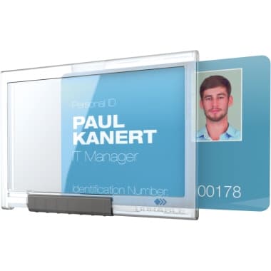 Durable Kartenhalter PUSHBOX MONO 10 St.