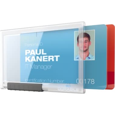 Durable Kartenhalter PUSHBOX DUO 10 St.