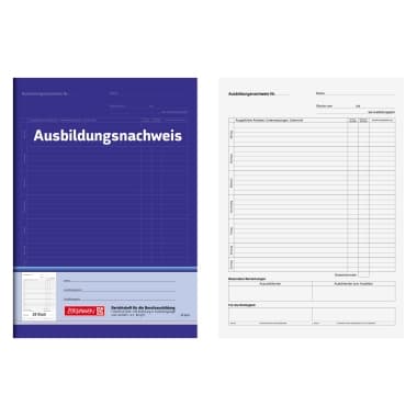 Brunnen Ausbildungsnachweis DIN A4