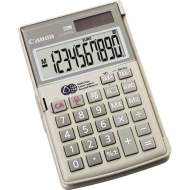 Canon Taschenrechner LS-10TEG 10Zeichen silber