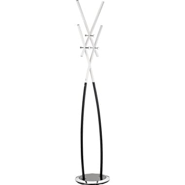 Alco Garderobenständer 182cm Metall sw/ws
