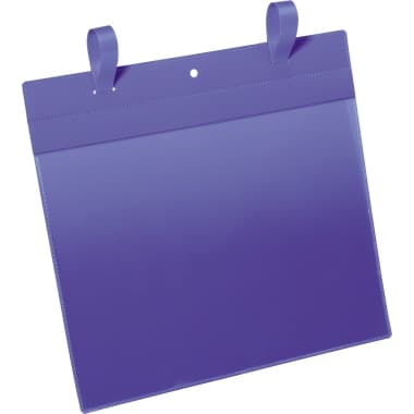 Durable Logistiktasche Lasche A4 quer d.bl 50 St.