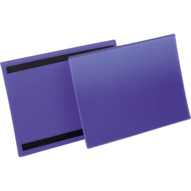 Durable Kennzeichnungstasche A4 quer magn. dbl 50St