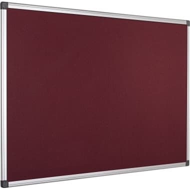 Bi-office Pinnwand 120x90cm feuerhemmend burgunder