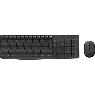 Logitech Tastatur-Maus-Set MK235 gr
