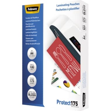 Fellowes Laminierfolie Protect 175 DIN A4 tr 100 St.