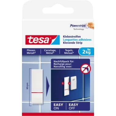 tesa Klebestreifen 2kg 9 St.