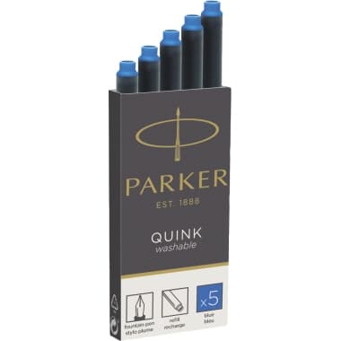 Parker Tintenpatrone QUINK Königsbl 5 St./Pack.