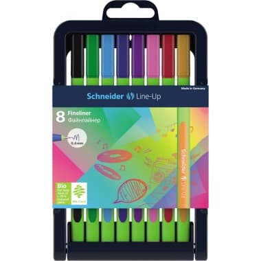 Schneider Fineliner Line-Up 0,4mm sort 8St