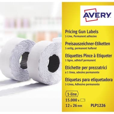 Avery Zweckf. Endlosetikett 12x26mm 15.000 St.