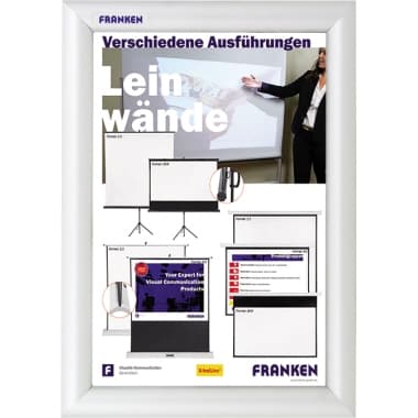 Franken Wechselrahmen 24,1x32,8x1,1cm Aluminium si