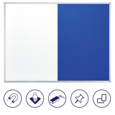 Franken Kombitafel X-tra!Line 120x90cm blau