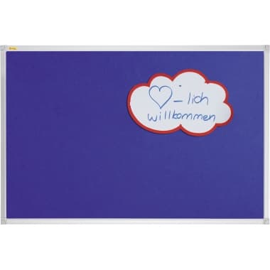 Franken Pinnwand X-tra!Line 120x180cm Filz blau