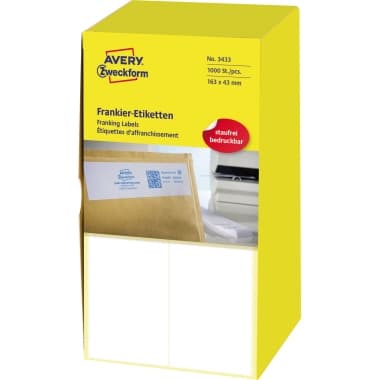 Avery Zweckform Etikett 163x43mm 1000St.