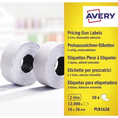Avery Zweckf. Endlosetikett 16x26mm 12.000 St.