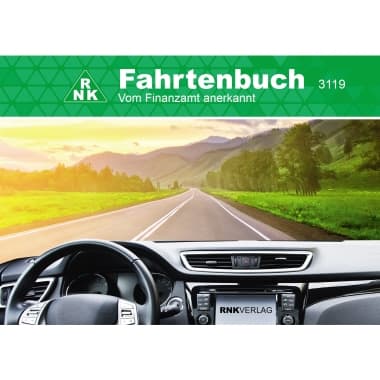 RNK Fahrtenbuch für PKW DIN A6 quer 32Blatt
