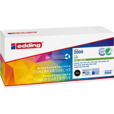 edding Toner wie HP Q2612A schwarz