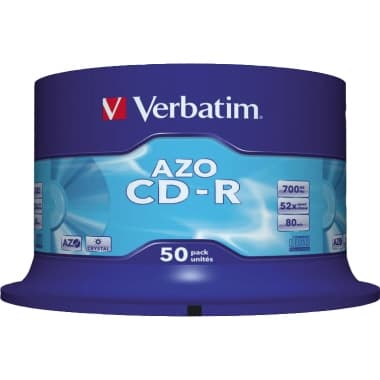 Verbatim CD-R 52x 700MB 80Min. Spindel 50 St.