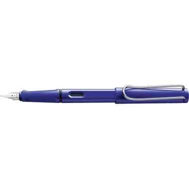 Lamy Füllhalter safari rechts M blau