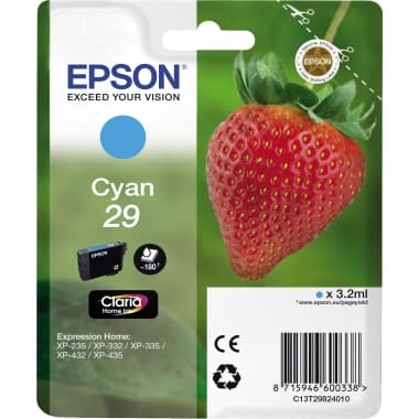 Epson Tintenpatrone 29 3,2ml cyan