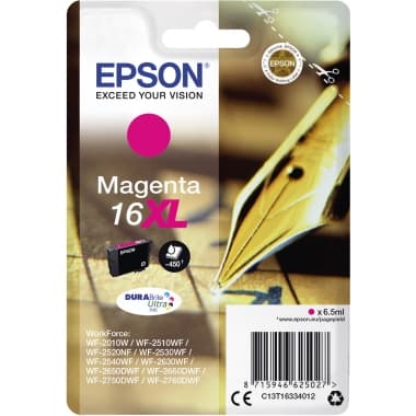 Epson Tintenpatrone 16XL 6,5ml magenta