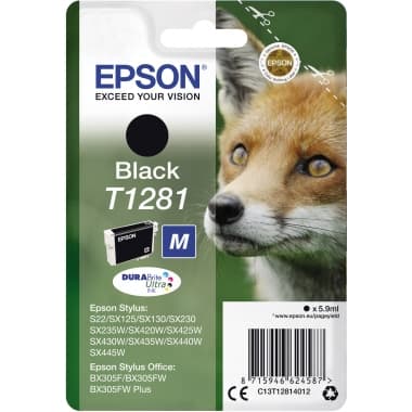 Epson Tintenpatrone T1281 5,9ml schwarz