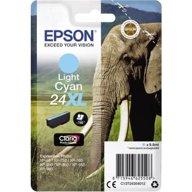 Epson Tintenpatrone 24XL 9,8ml fotocyan