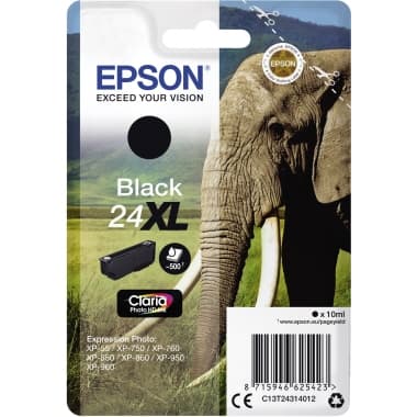 Epson Tintenpatrone 24XL 8,7ml schwarz