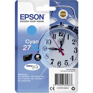 Epson Tintenpatrone 27XL 10,4ml cyan
