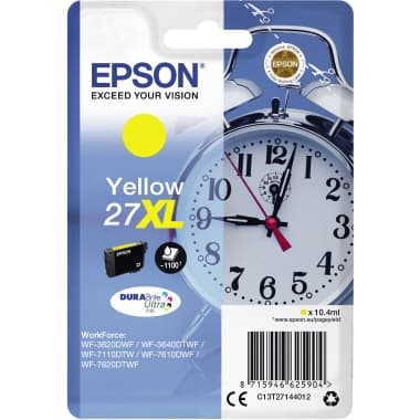 Epson Tintenpatrone 27XL 10,4ml gelb